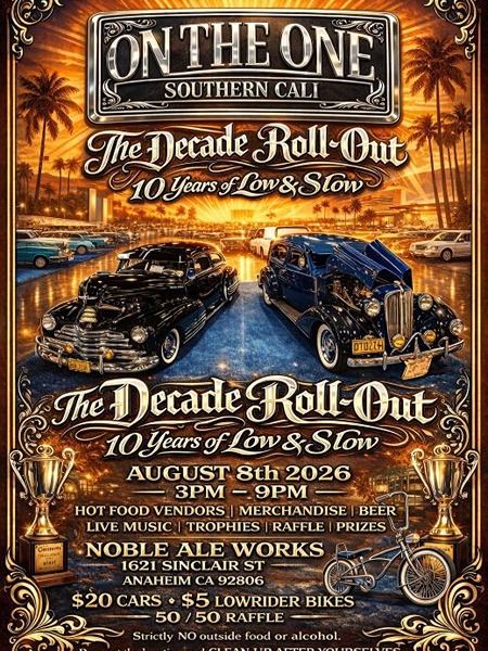 On the One Car Meet flyer August 2026